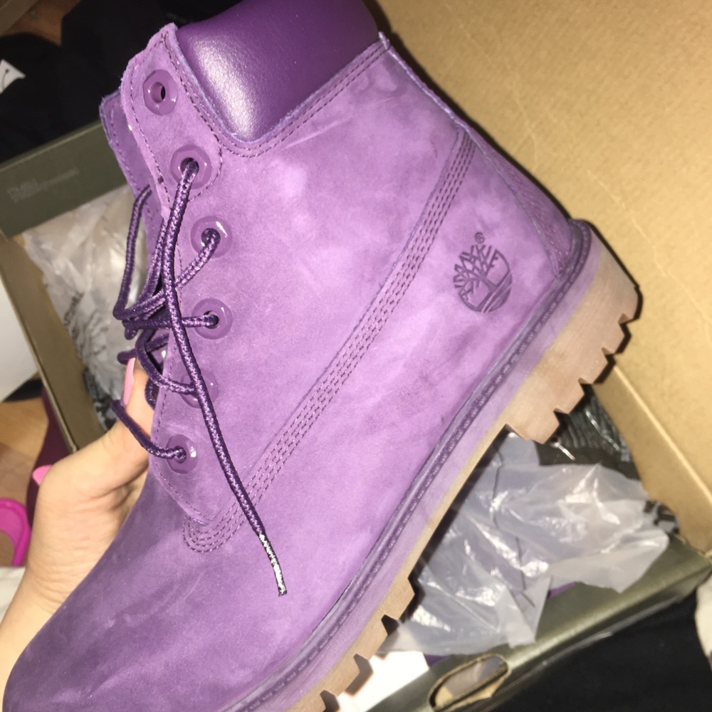 Purple 6 Inch Timberland Boot